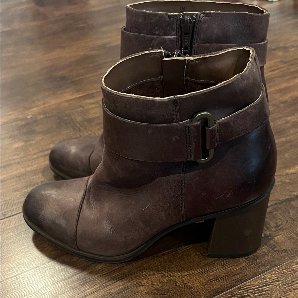 Kork-Ease Rich Brown Ankle Boots